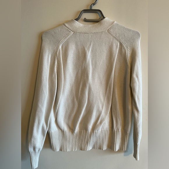 Muji Knit White Cardigan - Picture 2 of 9